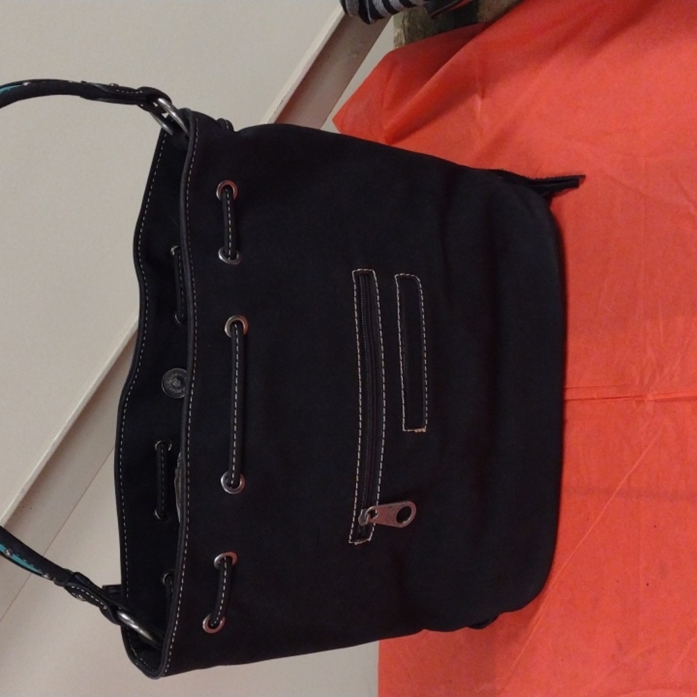 NWT Montana West Drawstring Fringe Hobo shoulder bag - Picture 3 of 7